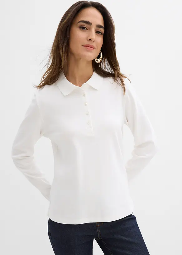 Poloshirt van zwaar biologisch katoen, bonprix