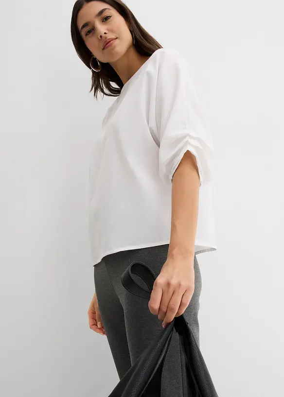 Loose fit blouse van puur katoen, bonprix