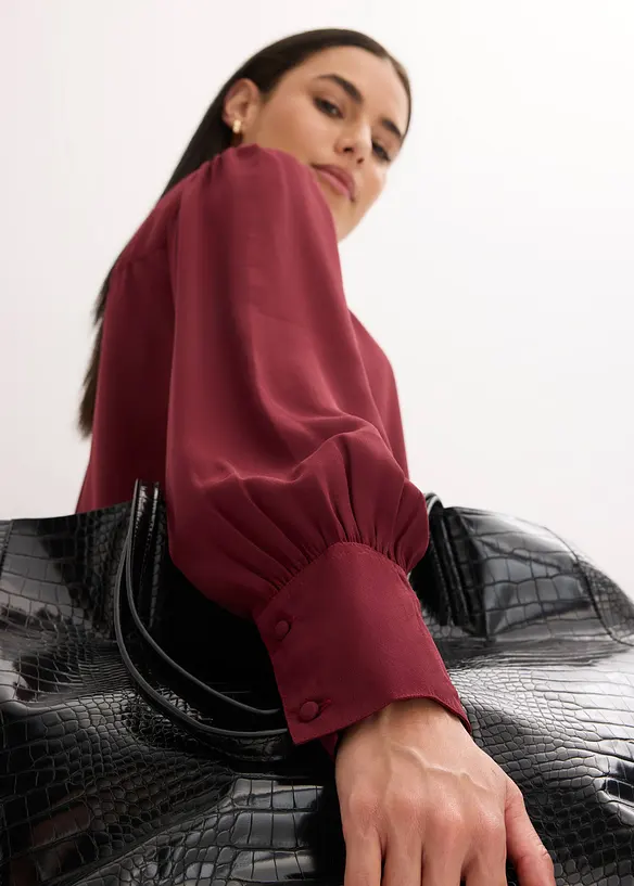 Tuniekblouse van chiffon, bonprix