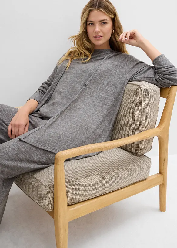 Wikkelvest in een gebreide look, bonprix
