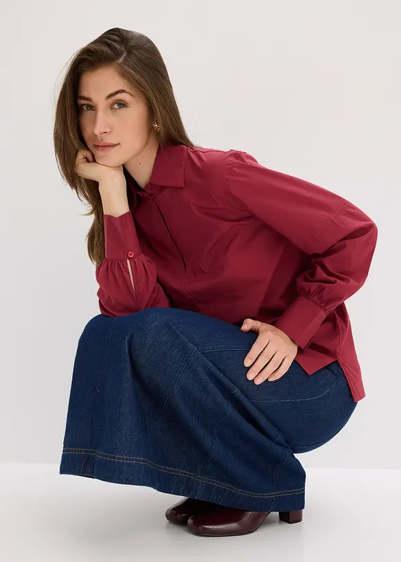Oversized blouse met volumineuze mouwen, bonprix