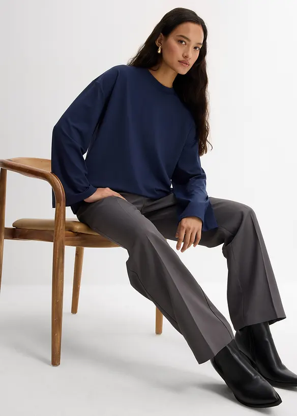 Longshirt van een soepele stof, bonprix