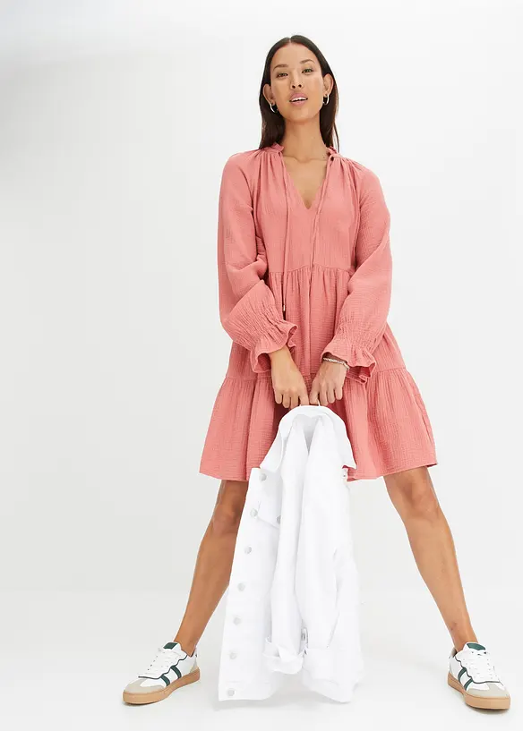Jurk van mousseline, bonprix