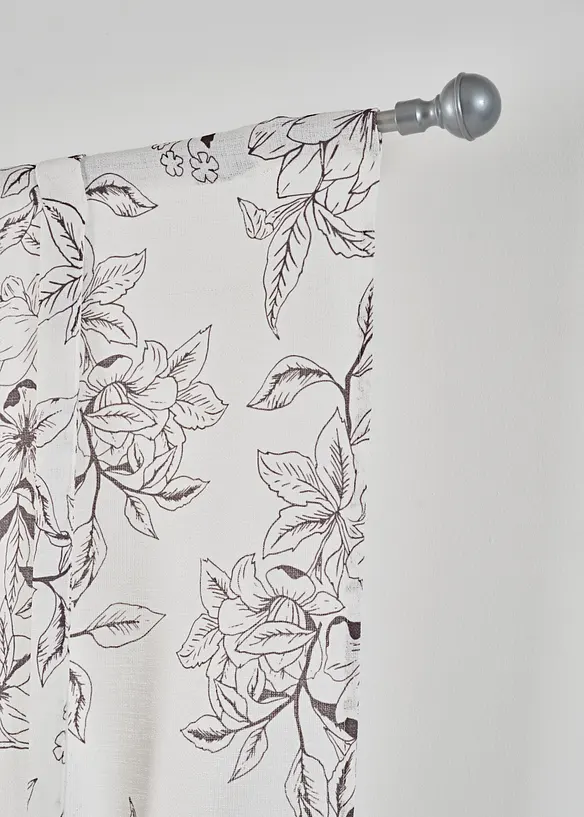 Vouwgordijn met bloemenprint, bonprix