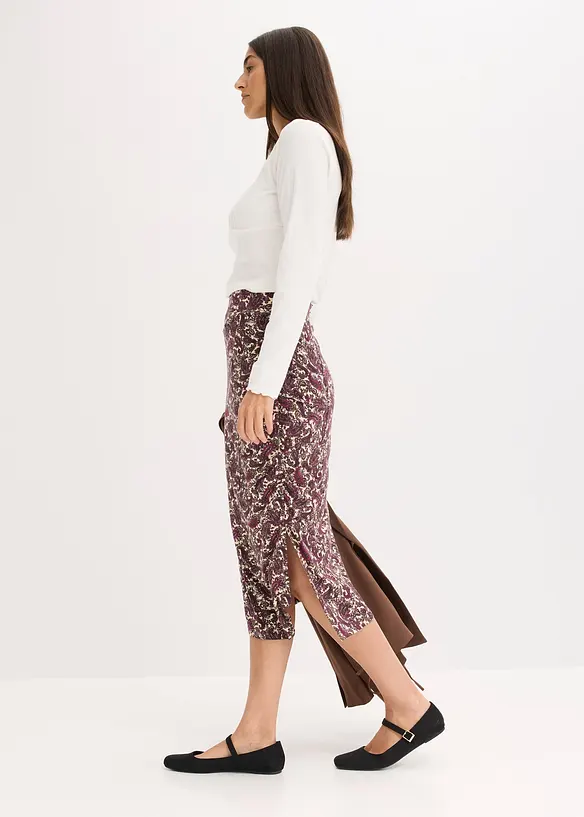 Jersey rok van soepele viscose mix, bonprix