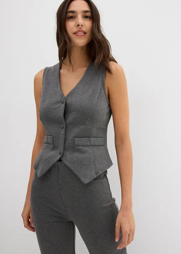 Gilet in een viscosemix, bonprix