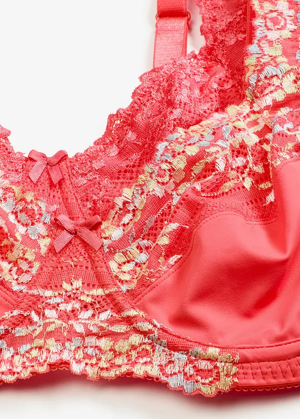Beugel bh met sierlijk kant (set van 2), bonprix