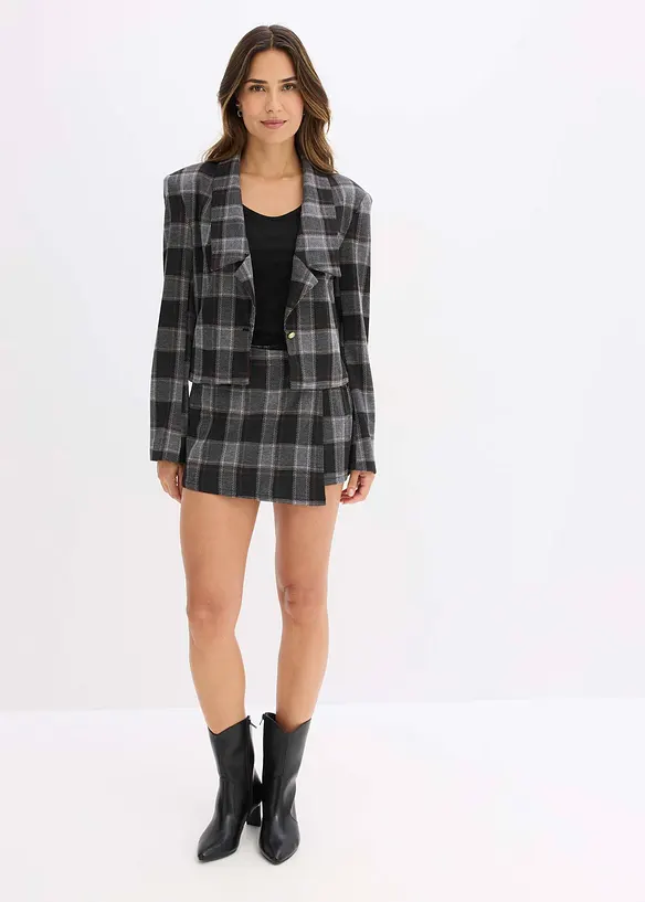 Skort met sierknop, bonprix