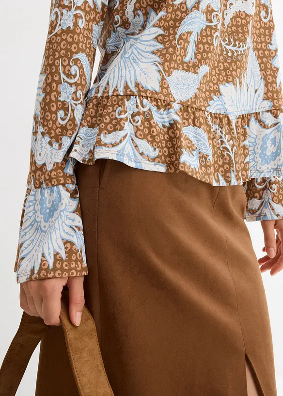 Shirtblouse van een zachte modalmix, bonprix