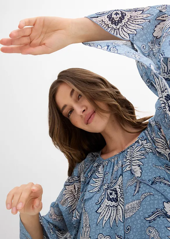 Tuniekjurk van gestructureerde chiffon, bonprix