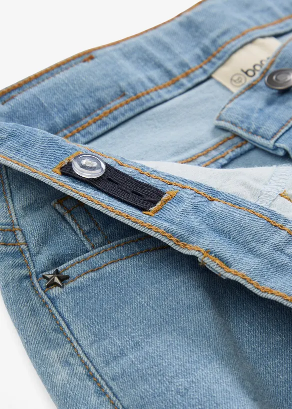 Wide leg jeans mid waist, bonprix