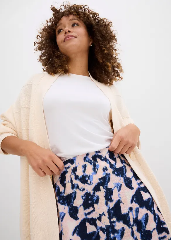 Wijde midirok, bonprix