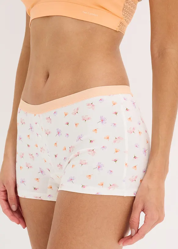 Comfortable dames boxer van zacht katoen (set van 4), bonprix