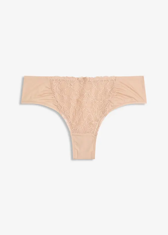 Brazilian slip met gebloemd borduursel, bonprix