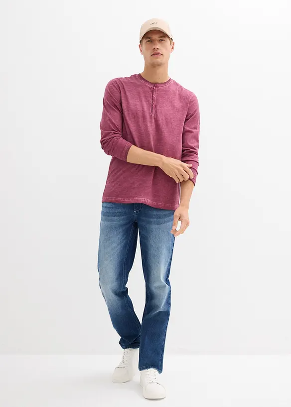 Regular fit stretch jeans, straight, bonprix