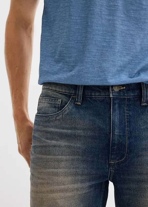 Regular fit stretch jeans, straight, bonprix