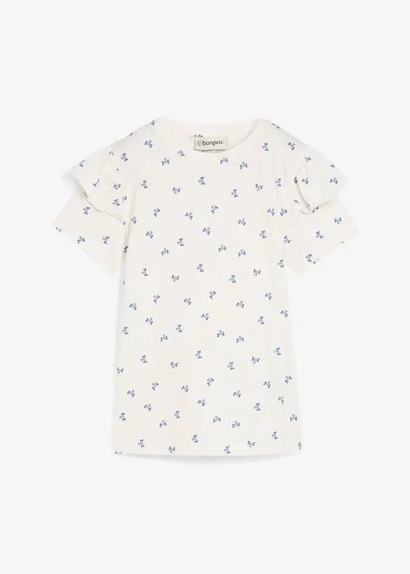 T-shirt van elastische organische katoenmix, bonprix