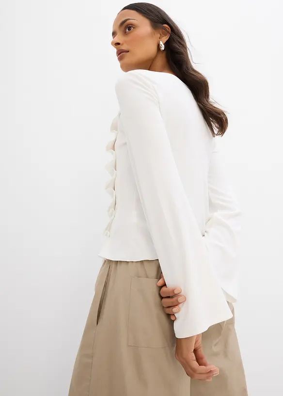 Longsleeve geribd, bonprix