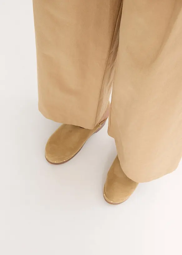 Bandplooibroek met ceintuur, bonprix