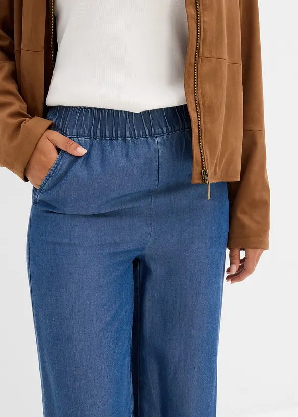 Marlene Dietrich broek van soepelvallende lyocell, bonprix
