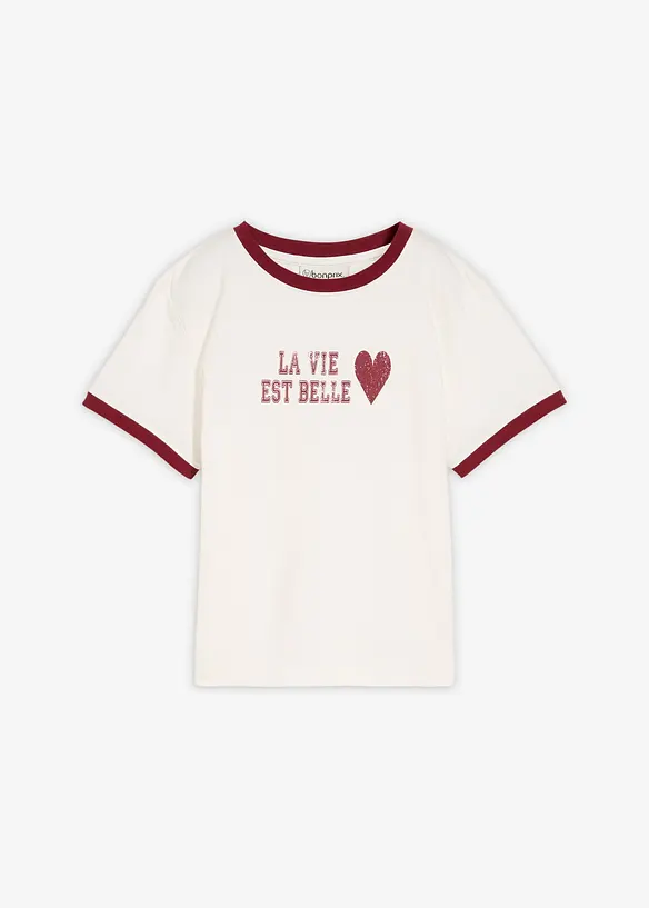 T-shirt van biologisch katoen, bonprix