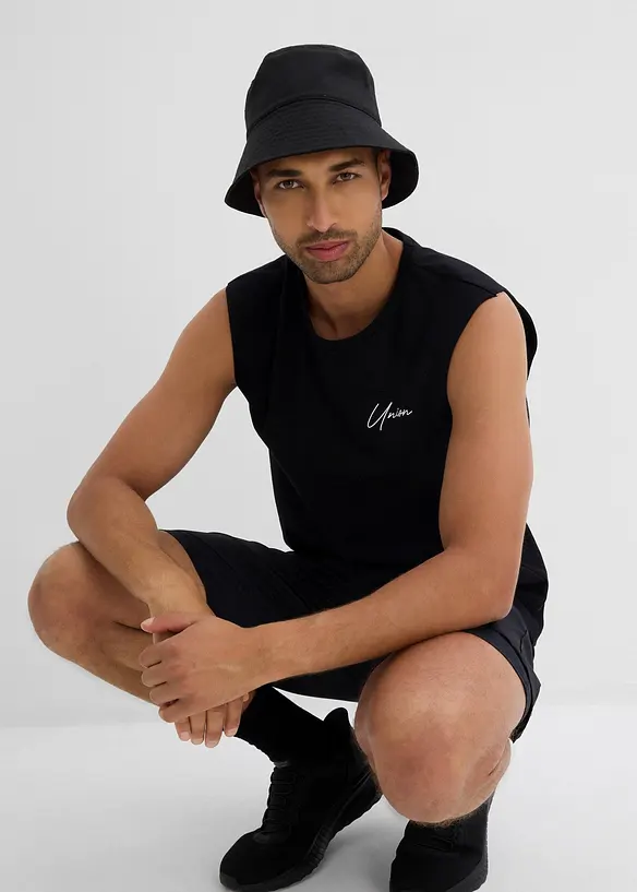 Muscle shirt van biologisch katoen, loose fit (set van 2), bonprix