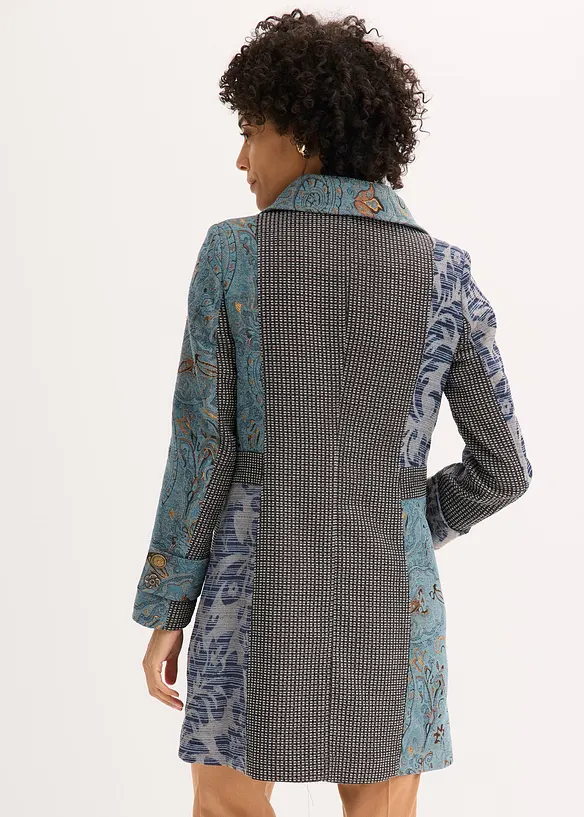 Korte jas met jacquard patroon, bonprix