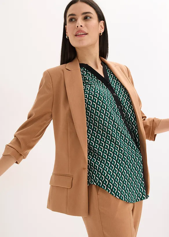 Blazer met gedrapeerde mouwen, bonprix