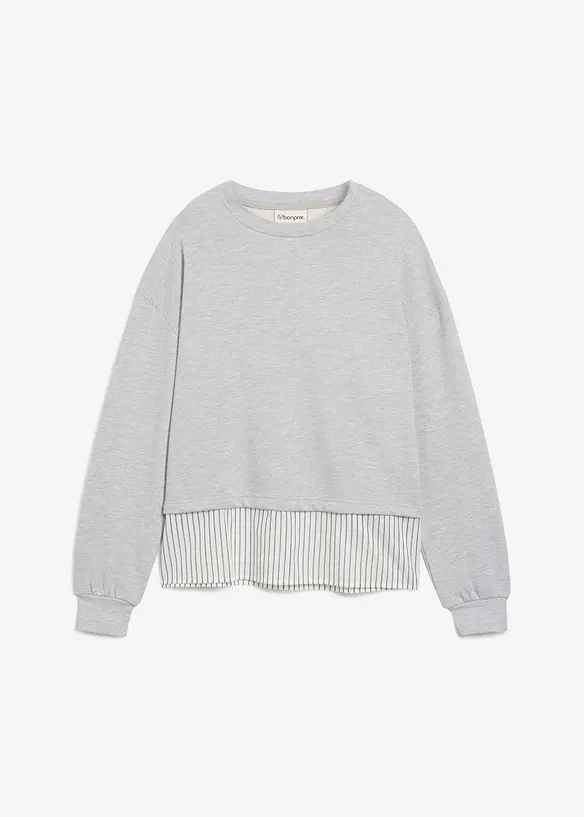 Sweater met blouse, bonprix