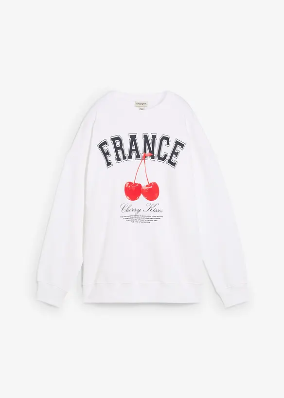 Oversized sweater van biologisch katoen, bonprix