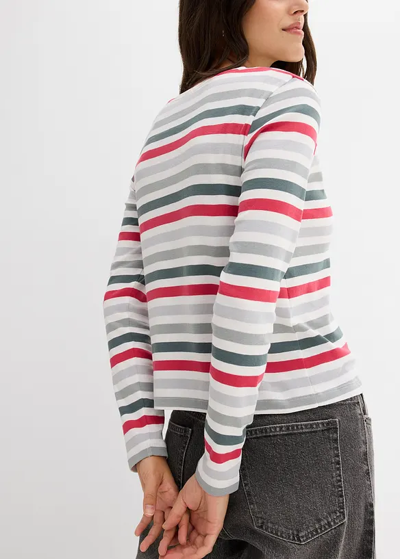 Longsleeve van puur katoen, bonprix