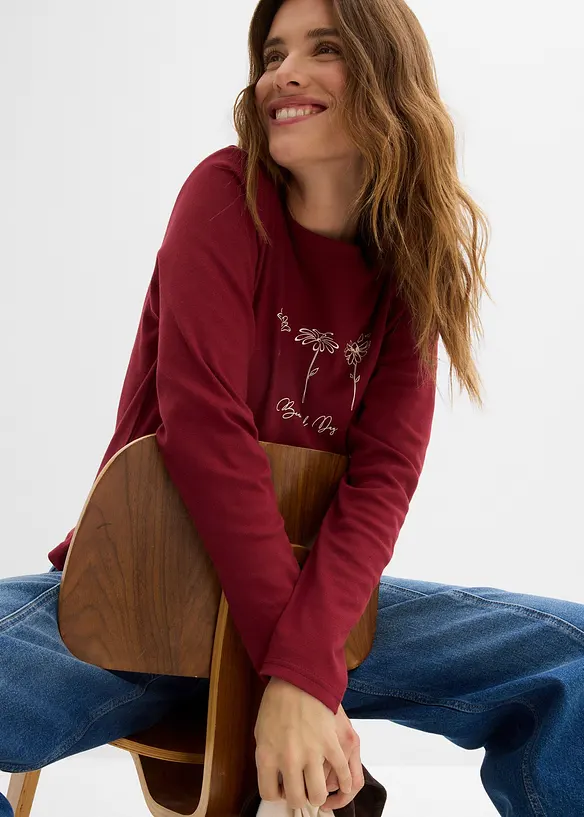 Longsleeve van katoen, bonprix