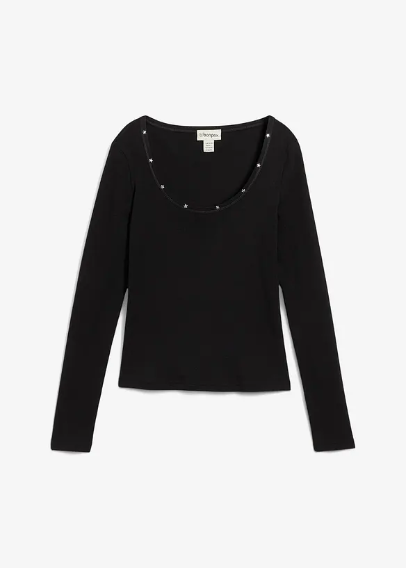 Geribd shirt van biologisch katoen, bonprix
