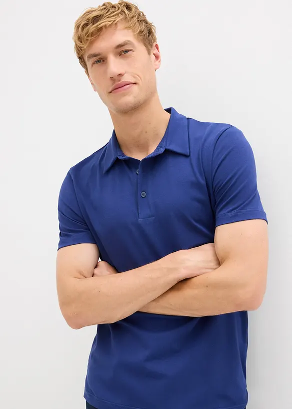 Stretch poloshirt, slim fit, bonprix