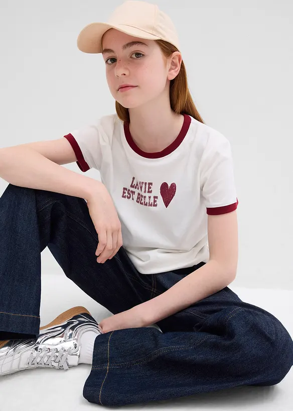 T-shirt van biologisch katoen, bonprix