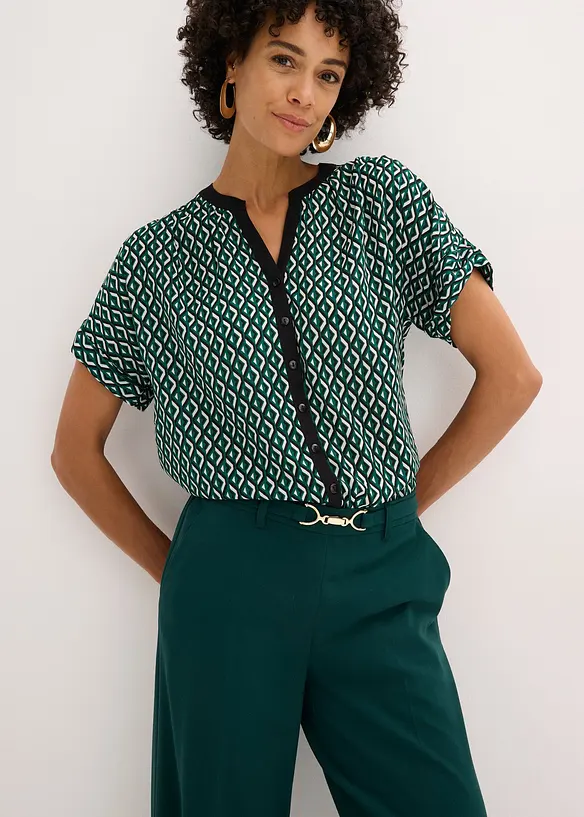 Oversized blouse  georgette, bonprix