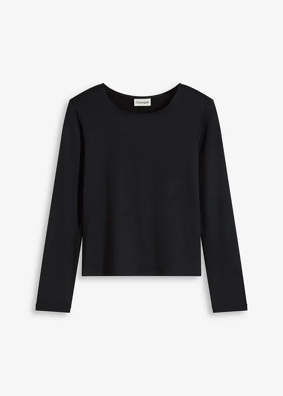 Longsleeve met schoudervullingen, bonprix