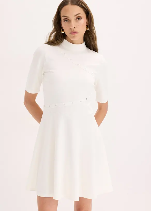 Mini jurk met studs, bonprix