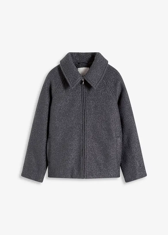 Bomber van zacht bouclé, bonprix