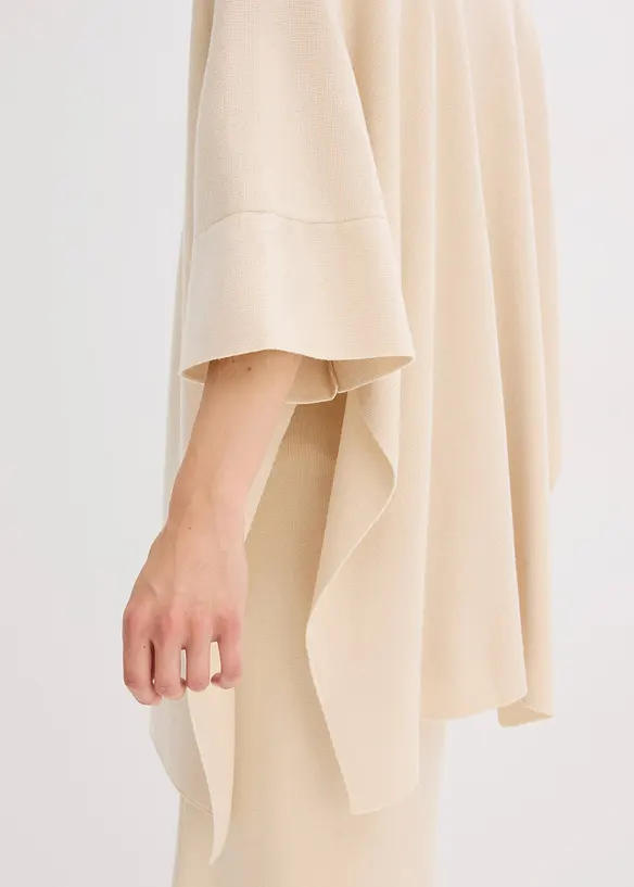 Oversized gebreide cape, bonprix