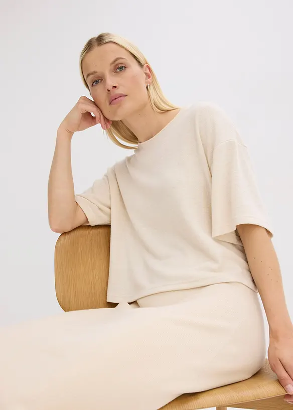 Kort boxy shirt, bonprix