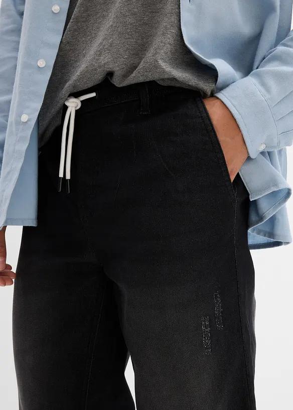 Regular fit instap jogging jeans, straight, bonprix