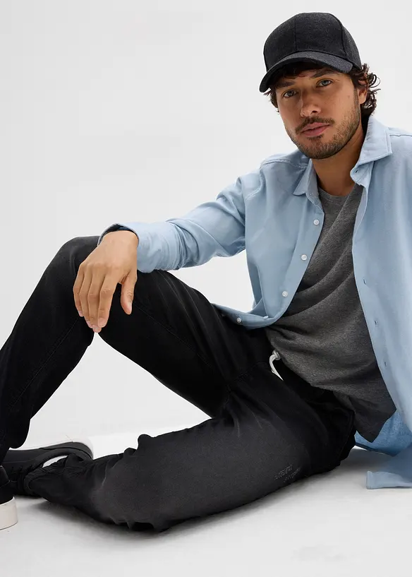 Regular fit instap jogging jeans, straight, bonprix