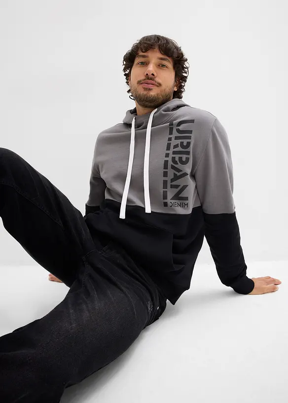 Hoodie, slim fit, bonprix
