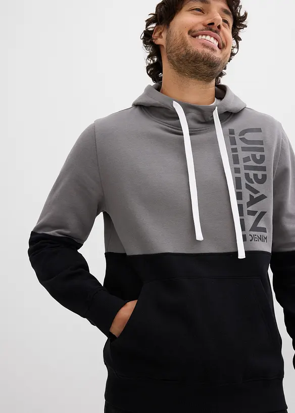 Hoodie, slim fit, bonprix