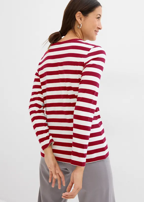 Longsleeve van biologisch katoen, bonprix