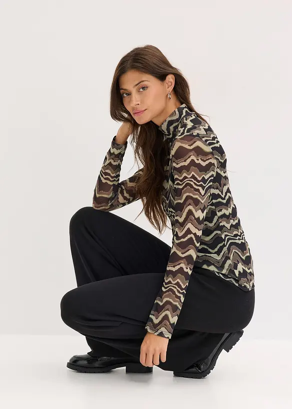 Gebreide broek van een softe viscosemix, bonprix
