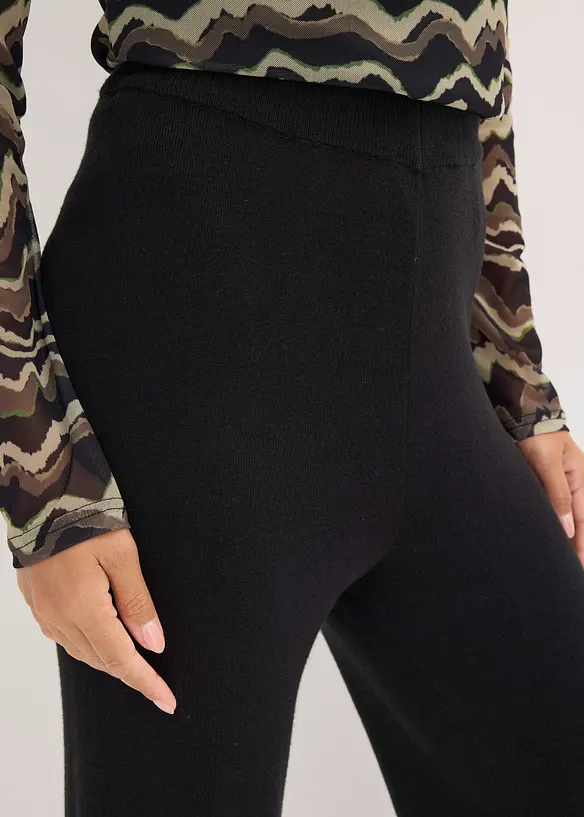 Gebreide broek van een softe viscosemix, bonprix