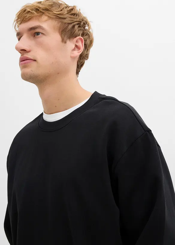 Oversized sweater van biologisch katoen, bonprix