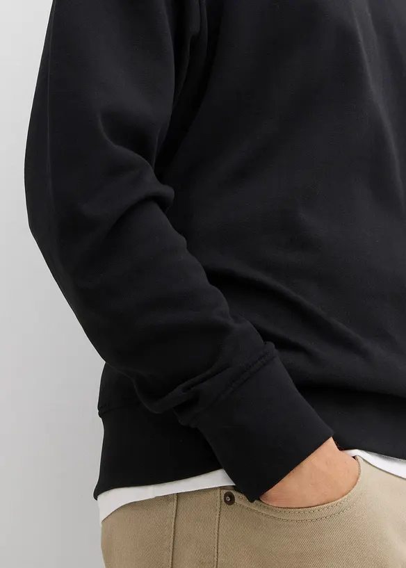 Oversized sweater van biologisch katoen, bonprix